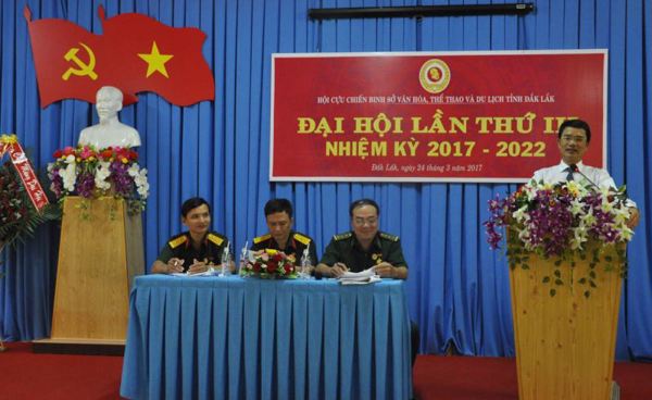 Đại hội Hội cựu Chiến binh Sở Văn hóa, Thể thao và Du lịch lần thứ III (nhiệm kỳ 2017 – 2022) 