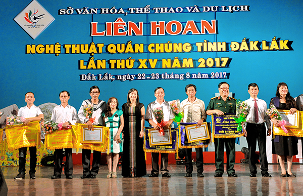 Liên hoan Nghệ thuật quần chúng tỉnh Đắk Lắk lần thứ XV năm 2017