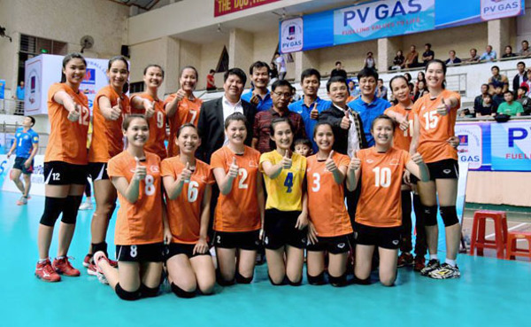 Đội bóng chuyền nữ Đắk Lắk trụ hạng thành công