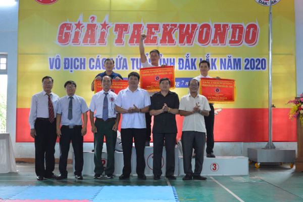 Bế giải Taekwondo vô địch các lứa tuổi tỉnh Đắk Lắk năm 2020
