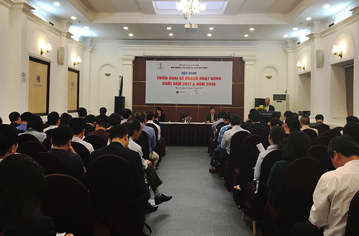 Quang cảnh Hội nghị triển khai công việc 2017-2018 của Hội Hướng dẫn viên Du lịch Việt Nam