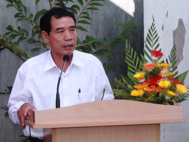 Phó Giám đốc Sở Thông tin và Truyền thông Nguyễn Ngọc Tý phát biểu tại buổi lễ