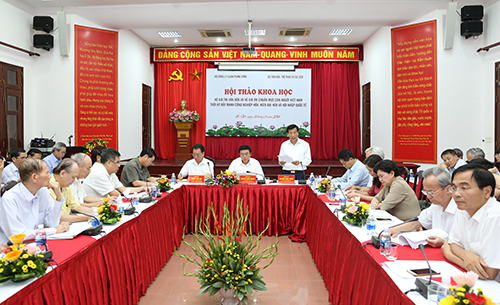 Hội thảo Khoa học "Hệ giá trị văn hóa và hệ giá trị chuẩn mực con người Việt Nam thời kỳ đẩy mạnh công nghiệp hóa, hiện đại hóa và hội nhập quốc tế.