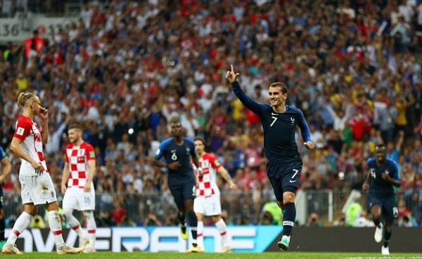 Griezmann tiếp tục để lại dấu ấn quan trọng trong chiến thắng của Pháp. Ảnh: FIFA.