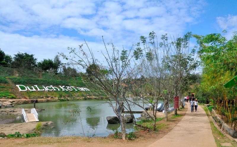 Một góc Khu Du lịch sinh thái, văn hóa cộng đồng Kô Tam.