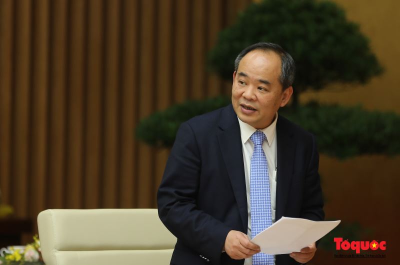 Thứ trưởng Lê Khánh Hải cảm ơn sự quan tâm của lãnh đạo Đảng, Nhà nước. Ảnh: Nam Nguyễn