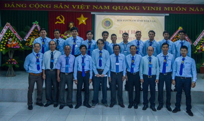 Ban Chấp hành Hội Vovinam tỉnh Đắk Lắk lần thứ III, nhiệm kỳ 2018 - 2023.