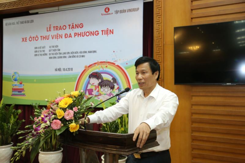 Bộ trưởng Nguyễn Ngọc Thiện phát biểu ( ảnh internet)