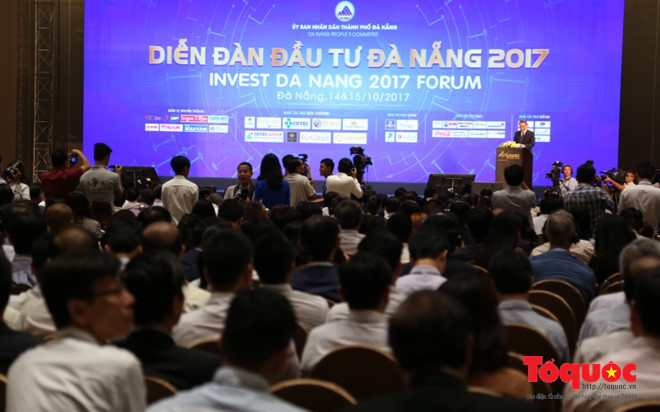 Quang cảnh Diễn đàn Đầu tư Đà Nẵng năm 2017. Ảnh: Đức Hoàng