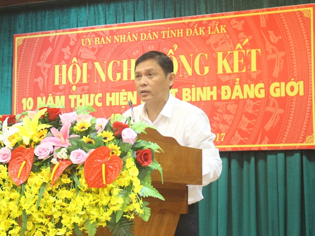Phó Chủ tịch UBND tỉnh Nguyễn Tuấn Hà phát biểu tại Hội nghị