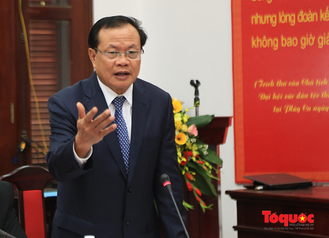 Nguyên Ủy viên Bộ Chính trị, Bí thư Thành ủy Hà Nội Phạm Quang Nghị.