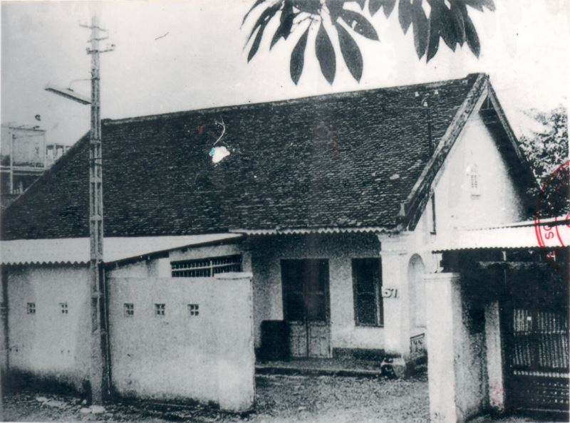 Trụ sở Ủy ban khởi nghĩa tỉnh Đắk Lắk năm 1945. (Ảnh tư liệu)