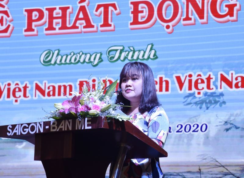 Phó Chủ tịch UBND tỉnh H’Yim Kđoh Phát biểu tại buổi Lễ phát động