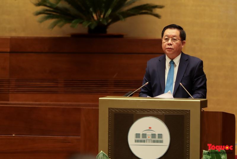 Ông Nguyễn Trọng Nghĩa, Bí thư Trung ương Đảng, Trưởng Ban Tuyên giáo Trung ương phát biểu tại Hội nghị