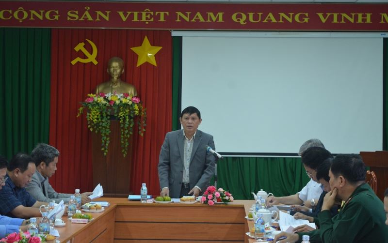 PCT UBND tỉnh, Trưởng ban Chỉ đạo PTDL Nguyễn Tuấn Hà phát biểu