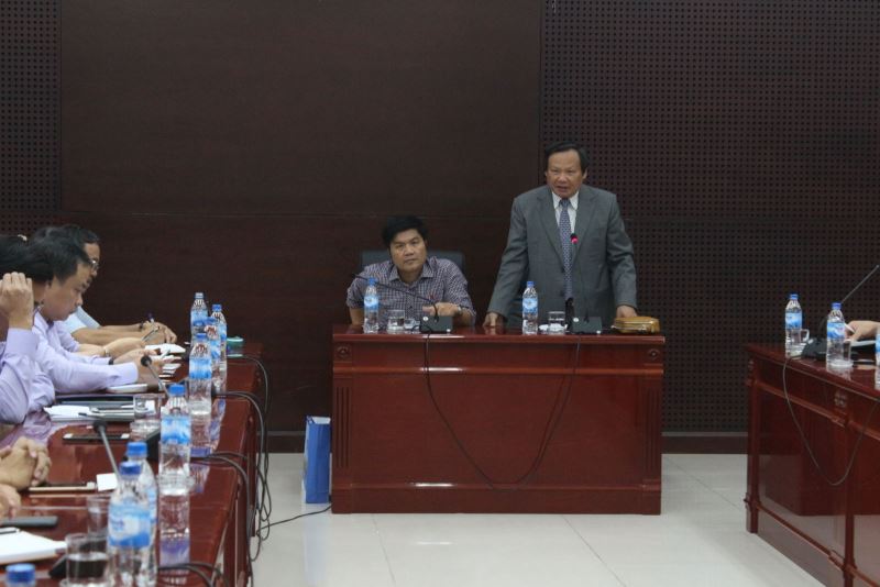 Tổng cục trưởng Nguyễn Văn Tuấn phát biểu tại buổi gặp gỡ
