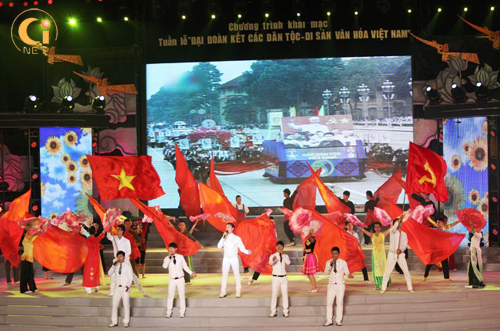  Ảnh minh họa. Tuần “Đại đoàn kết các dân tộc - Di sản văn hóa Việt Nam” 2013.