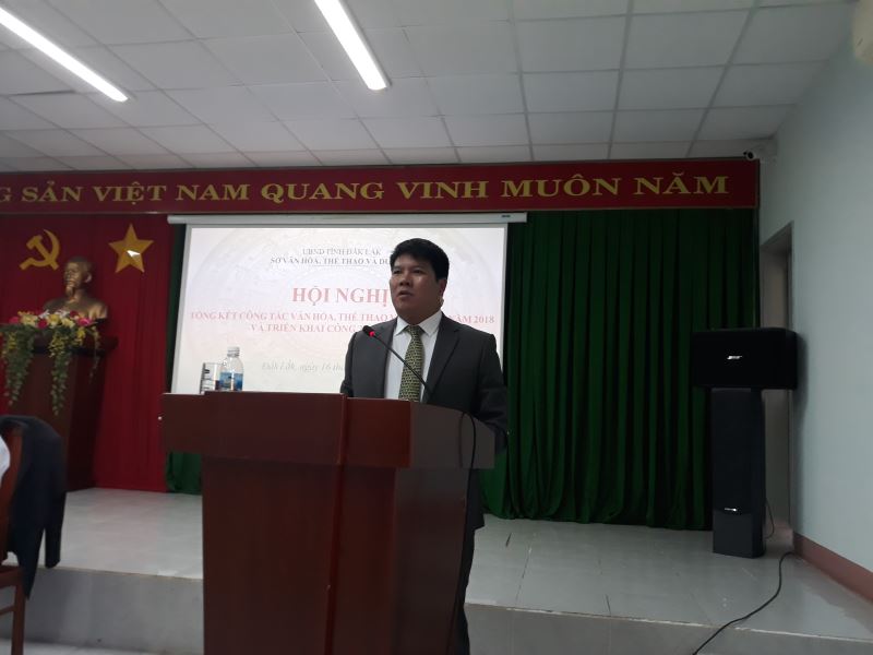  Ông Nguyễn Văn Hà, Phó Giám đốc Sở - Chủ tịch Công đoàn cơ sở phát động thi đua năm 2019