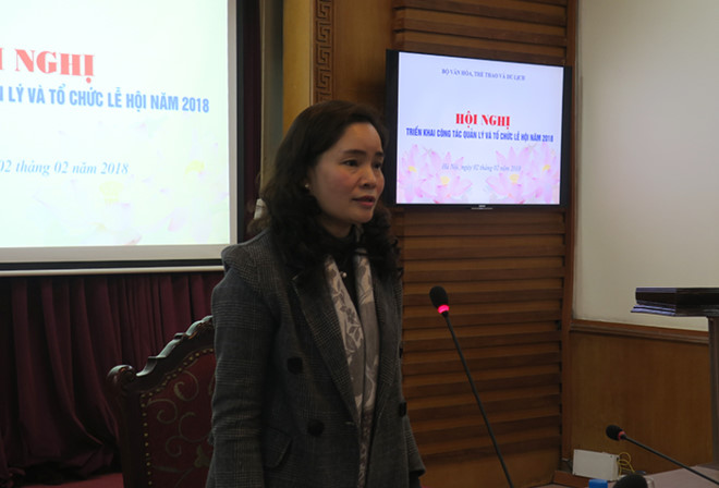 Thứ trưởng Trịnh Thị Thủy phát biểu (ảnh internet)