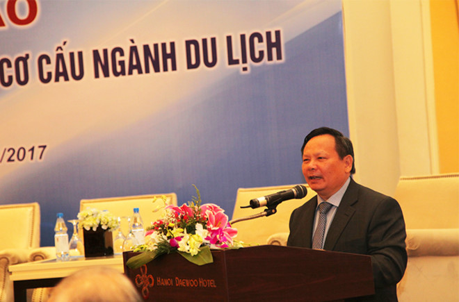 Tổng cục trưởng Nguyễn Văn Tuấn phát biểu tại Hội thảo