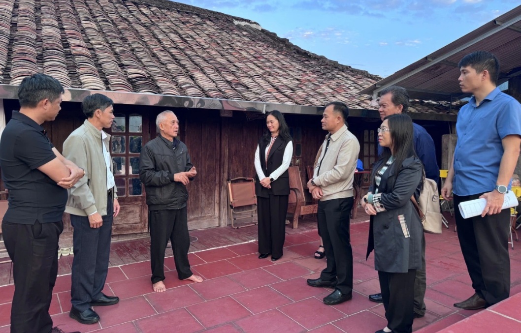 Khảo sát thực tế tại "Làng du lịch tốt nhất thế giới năm 2025" - Làng du lịch cộng đồng Quỳnh Sơn, xã Bắc Sơn, tỉnh Lạng Sơn (Ảnh: Thiên Trang - Sở VHTT&DL tỉnh Đắk Lắk)