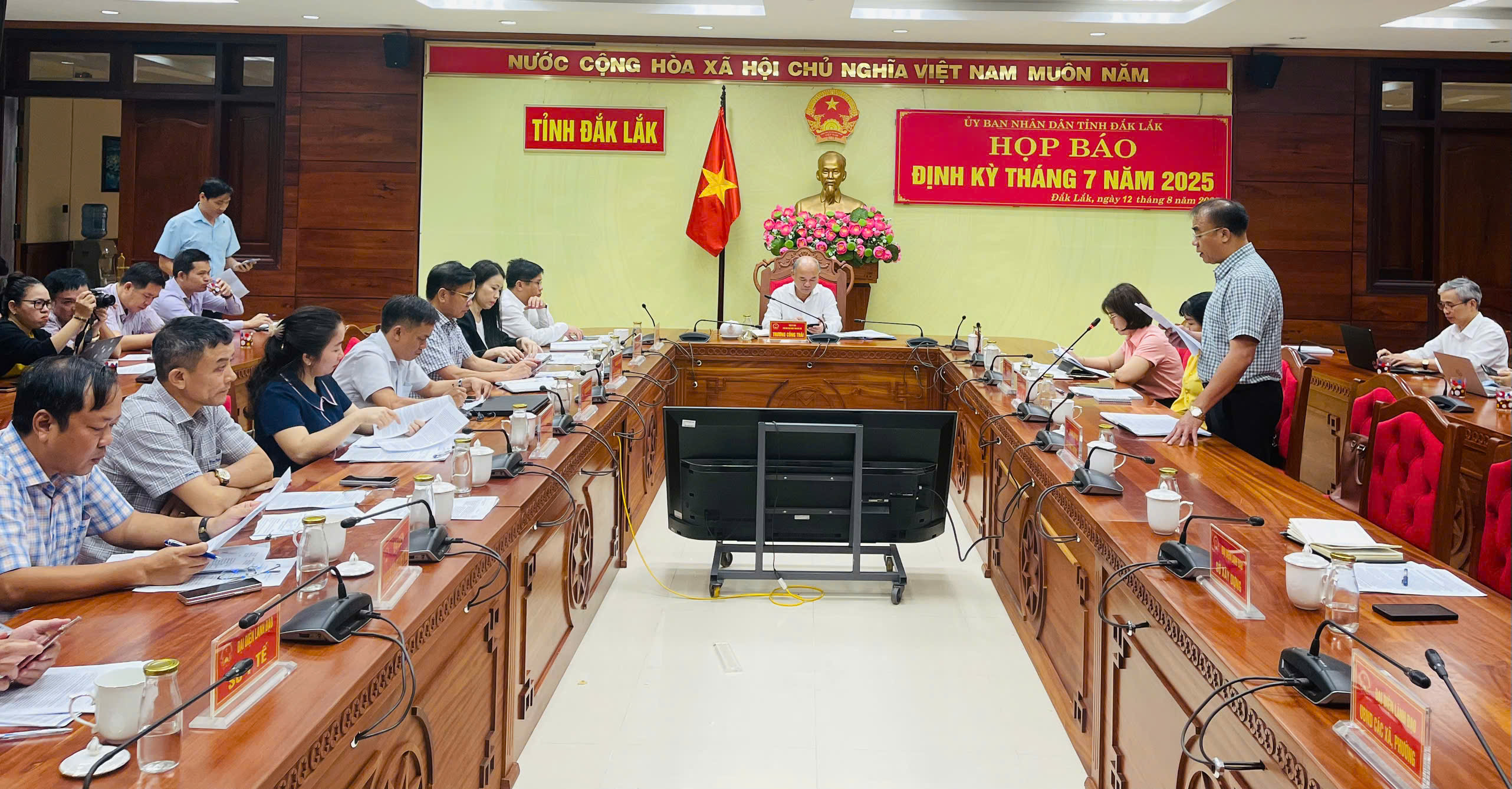 Quang cảnh buổi họp báo - Ảnh: Thanh Thúy