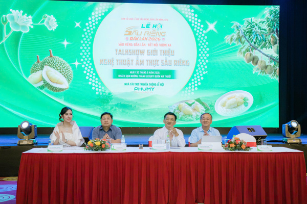 Độc đáo không gian kết nối, sáng tạo ẩm thực từ sầu riêng Đắk Lắk