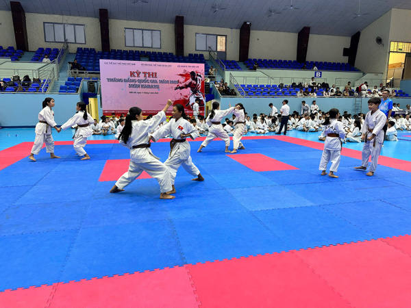Đắk Lắk tổ chức kỳ thi thẳng đẳng quốc gia môn Karate năm 2025