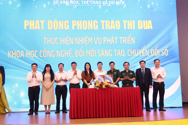 Ngành Văn hóa, Thể thao và Du lịch phát động phong trào thi đua thực hiện nhiệm vụ phát triển khoa học, công nghệ, đổi mới sáng tạo và chuyển đổi số 