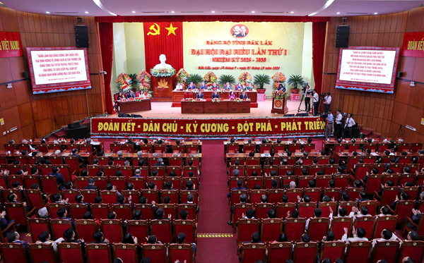 Khai mạc trọng thể Đại hội đại biểu Đảng bộ tỉnh Đắk Lắk lần thứ I, nhiệm kỳ 2025 - 2030