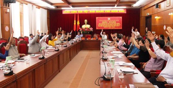 Hội nghị hiệp thương lần 2 thỏa thuận danh sách sơ bộ người ứng cử đại biểu HĐND tỉnh khóa X, nhiệm kỳ 2021-2026 (