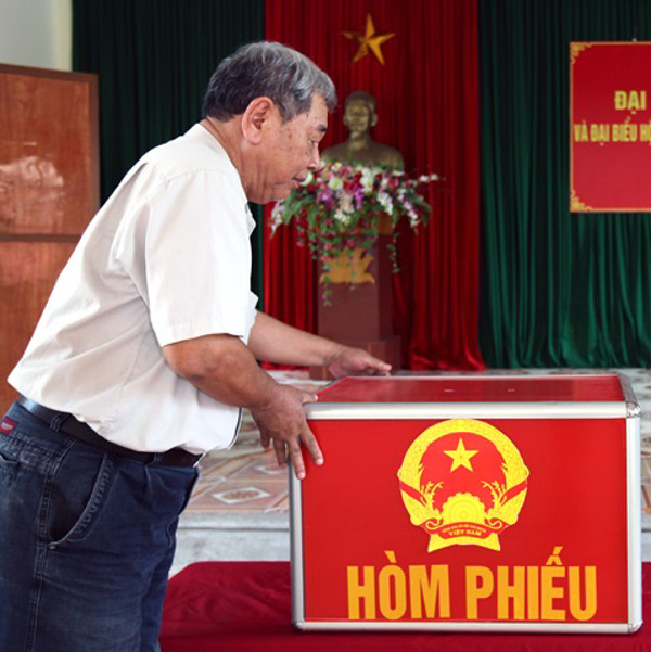 Kích thước hòm phiếu bầu cử đại biểu Quốc hội khóa XV và đại biểu HĐND các cấp nhiệm kỳ 2021-2026